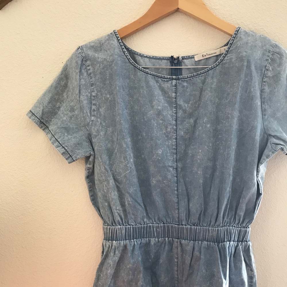 Denim Romper